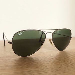 Ray-Ban polarized aviator sunglasses 3025 58mm